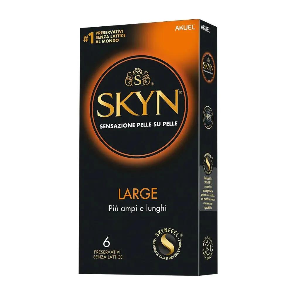 Akuel Skyn Large Preservativi Senza Lattice 6 pezzi