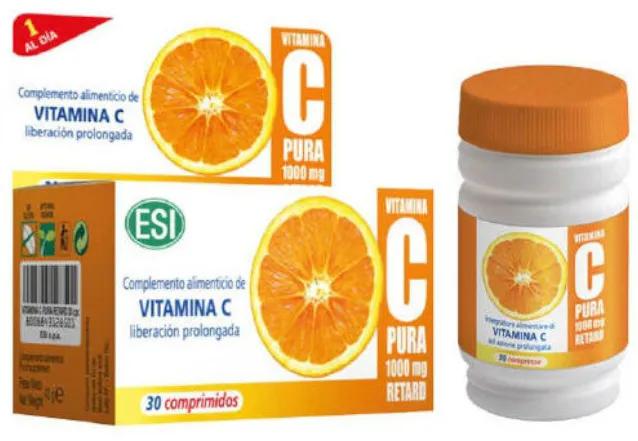 ESI Pure Vitamin C 1000mg Retard 30 Tablets