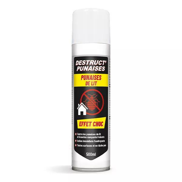 Destruc'Punaises - Aérosol Insecticide Punaise de Lit - 500 ml