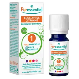 Puressentiel Huile Essentielle Eucalyptus Citronné Bio 10ml