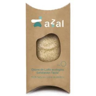 Azal Exfoliating Luffa Facial Discs 3 pcs
