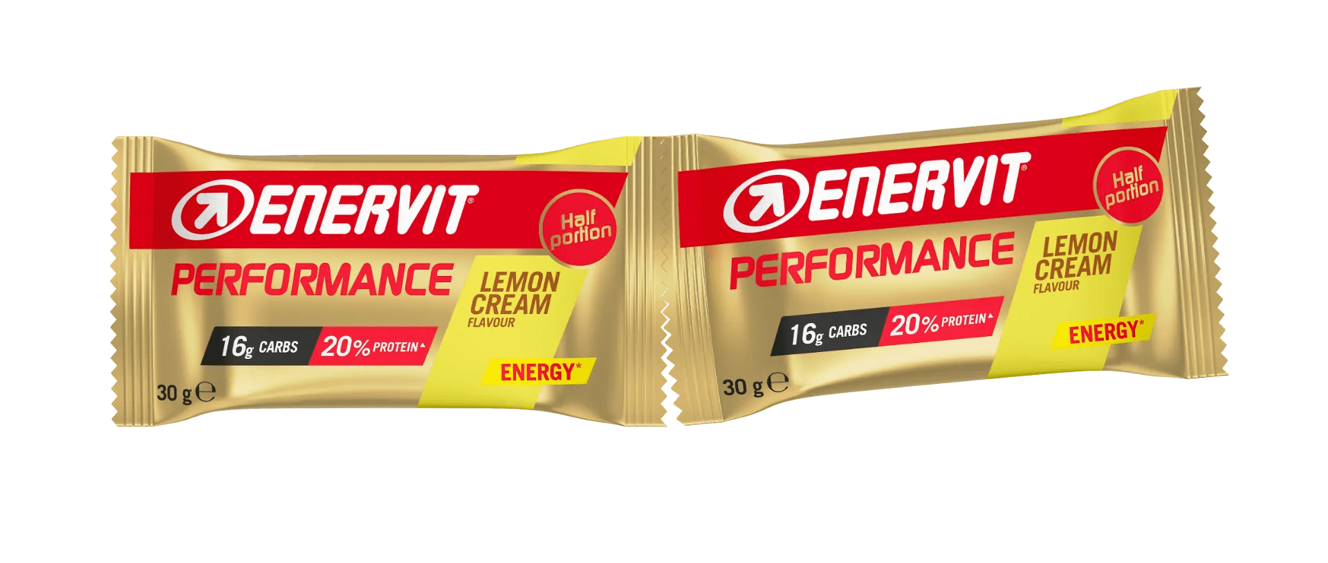 Enervit Power Sport Double Lemon Cream Barretta Energetica 2x30g