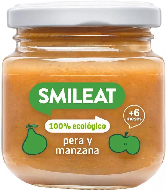 Smileat Tarrito de Pera y Manzana +6m 100% Ecológico 130 gr