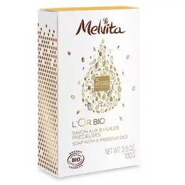 Melvita L'Or Bio Savon aux 5 Huiles Précieuses Bio 100g