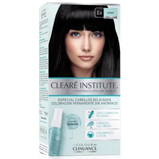 Cleare Institute Color Clinuance Permanenter Clinuance-Farbstoff für empfindliches Haar 10 Schwarz