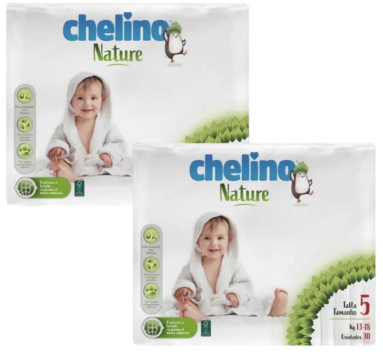 Chelino Nature Luiers Maat 5 (13-18 Kg) 2x30 stuks