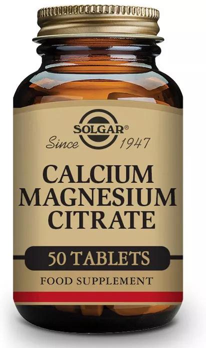 Solgar Calcium/Magnesiumcitrat 50 Tabletten