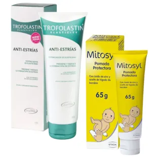 Trofolastin Anti-Stretch Mark Cream 250 ml + Mitosyl Baby Diaper Protective Cream 65 gr
