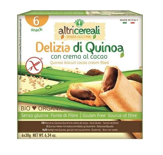 AltriCereali Delizia Quinoa Con Crema Al Cacao 6 Pezzi da 30 g