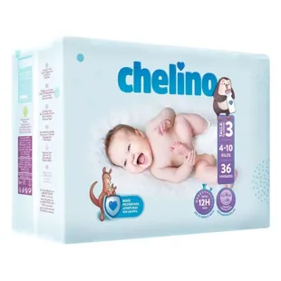 CHELINO LOVE diapers Size 3 4 - KG 36 units