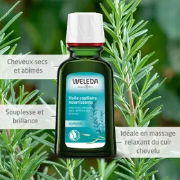 Weleda Romarin Huile Capillaire Nourrissante Bio 50ml