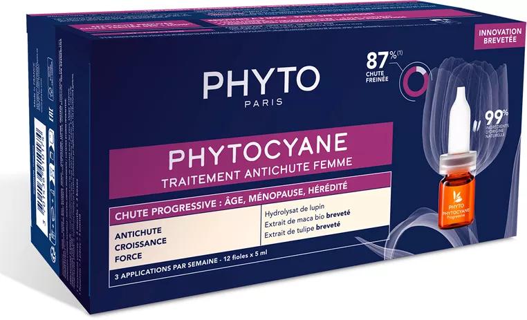 Phyto Phytocyane Anti-Hair Loss Treatment Women Progressive Hair Loss