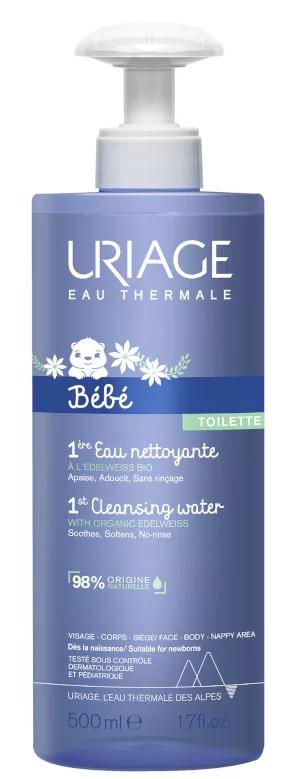 Uriage 1st Seifenfreies Wasser für Babys 500 ml
