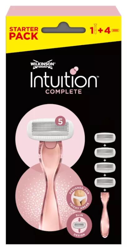 Wilkinson Sword Pack Intuition Complete Rasoir XXL + 4 Chargeurs