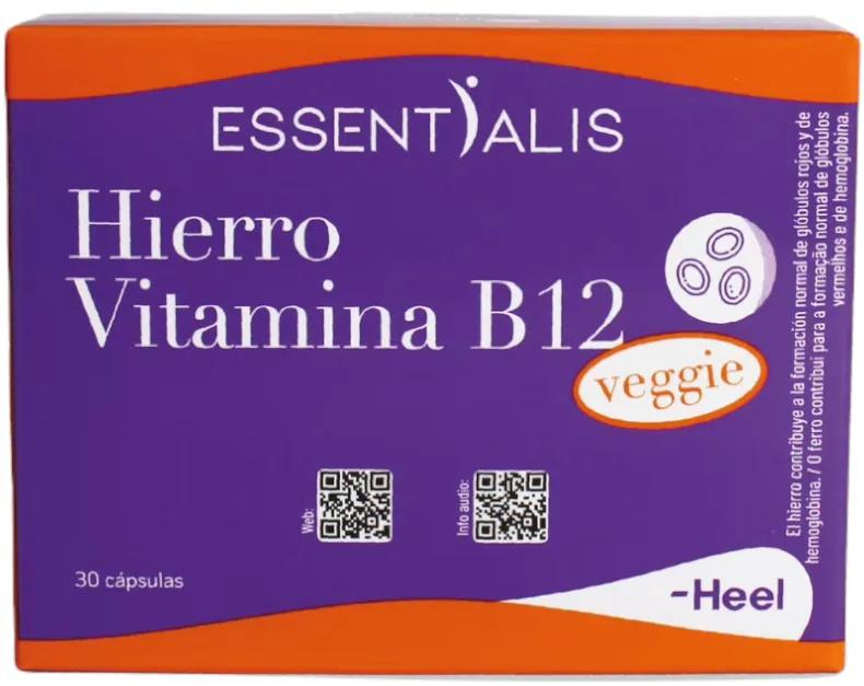 Essentialis Fer Vitamine B12 Végétarien 30 Gélules