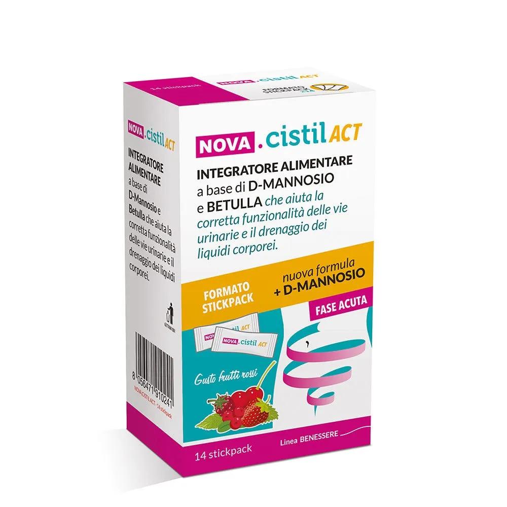 Nova Cistil Act Integratore Vie Urinarie 14 Stick