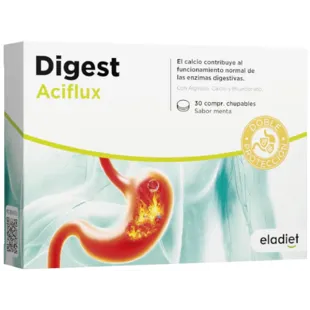 Eladiet Digest Aciflux Protect Mint 30 Suckable Tablets
