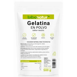 Bibonatur Gelatin Powder Neutral Flavor 500 gr