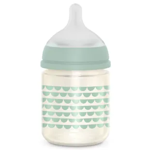 Suavinex Bonhomia Garrafa de Vidro Fluxo Lento Verde 120 ml