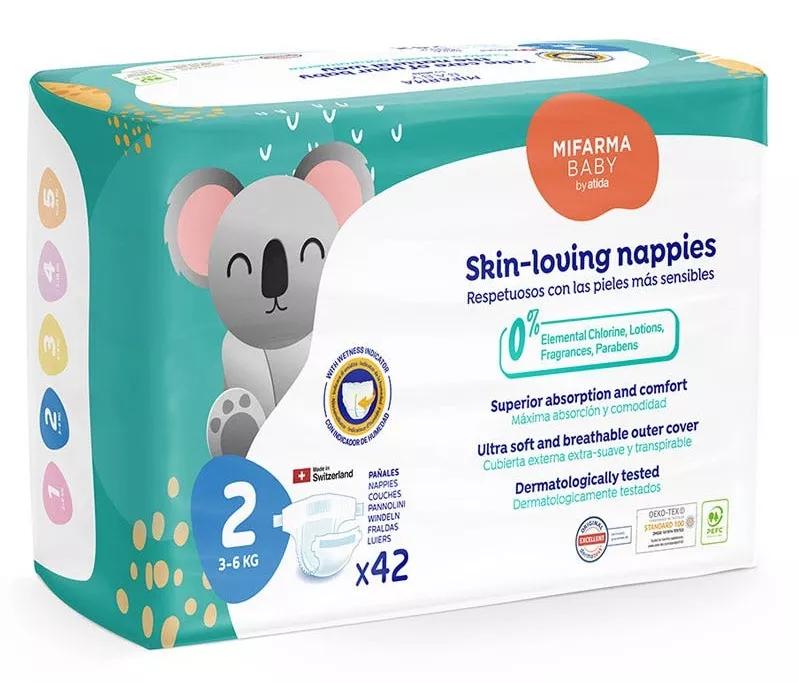 Mifarma Baby Diapers T2 3-6kg 42 units