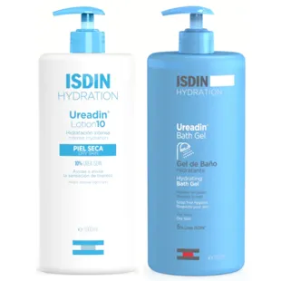 Isdin Ureadin Lotion 10 Crema Piel Seca 1 L + Syndet Gel de Baño Hidratante 1 L