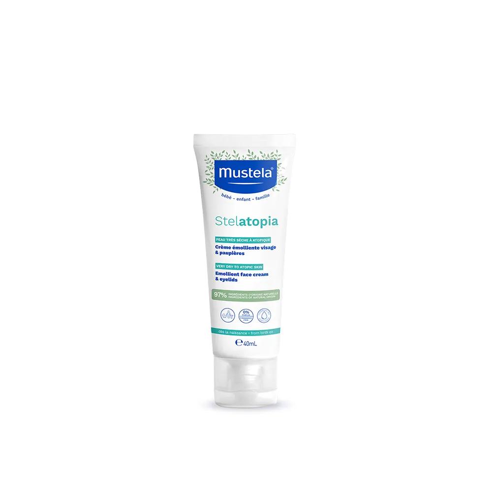 Mustela Stelatopia Crema Viso Pelle Molto Secca e a Tendenza Atopica 40 ml