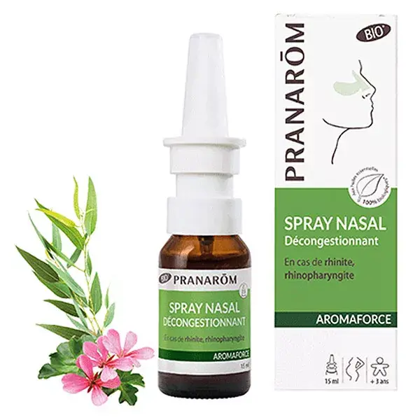 Pranarom Aromaforce Spray Nasal Bio Décongestionnant 15ml