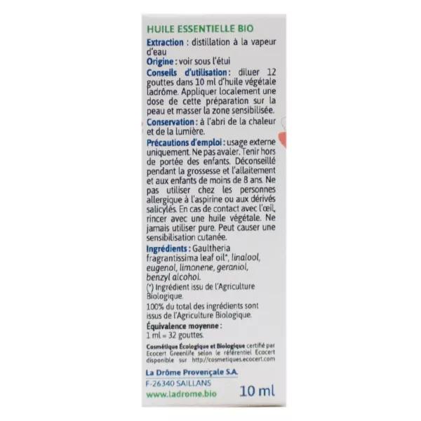 Ladrome aceite esencial Wintergreen BIO 10ml