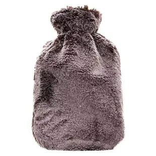 Borsa dell'acqua calda Cassandra Fluffy marrone 1,8 l