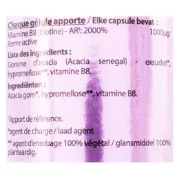 Vit'all+ Vitamine B8 1000µg 60 gélules végétales