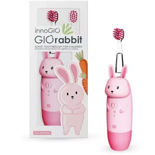 Escova de dentes Innogio GIOrabbit Sonic para crianças rosa