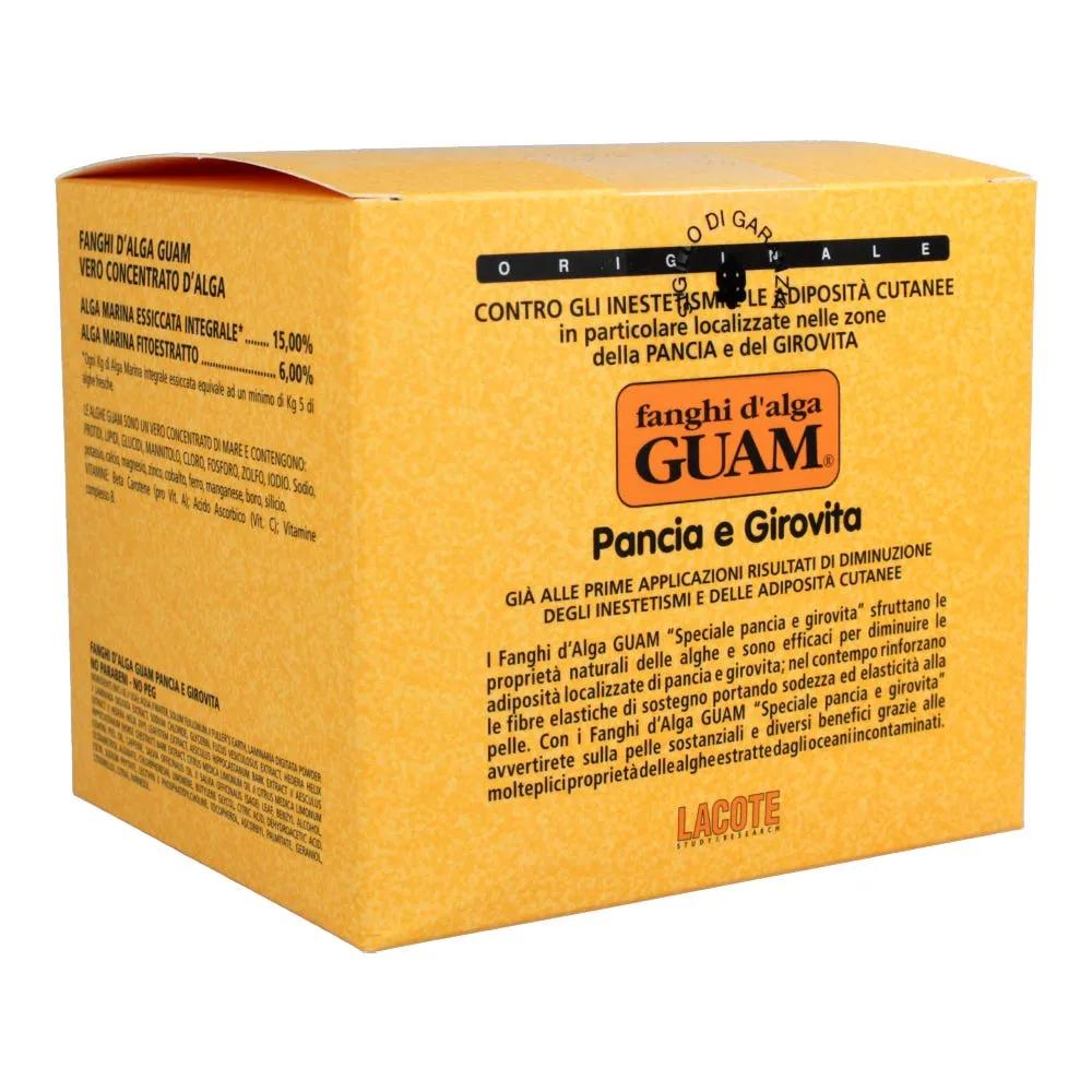 Fanghi d’Alga Guam Pancia e Girovita Crema Anticellulite Vaso da 500g