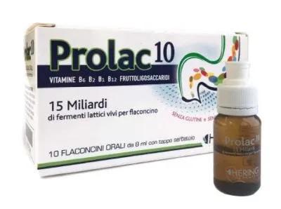 Hering Prolac 10 Fermenti Lattici 15 Miliardi 10 Flaconcini da 8 ml