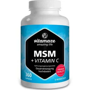 Vitamaze MSM + Vitamin C 360 Capsules
