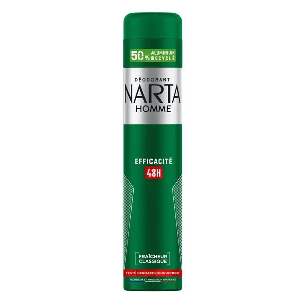 Narta Homme Desodorante Spray Fraîcheur Classique 48h 200ml