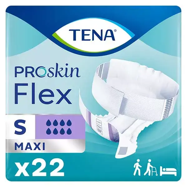 TENA Proskin Flex Change Avec Ceinture Maxi Taille S 22 unités