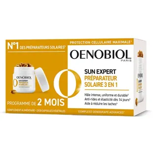 Oenobiol Sun expert 3 in 1 Preparazione solare tripla azione 2x30 capsule