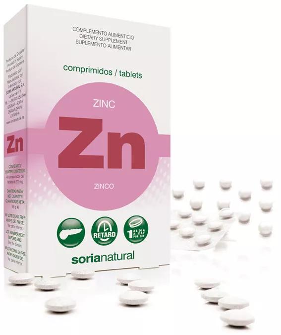 Soria Natural Zinco Retard 48 Comprimidos