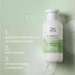 Wella Professionals Elements Shampoing régénérant doux sans sulfate sans silicone 100ml