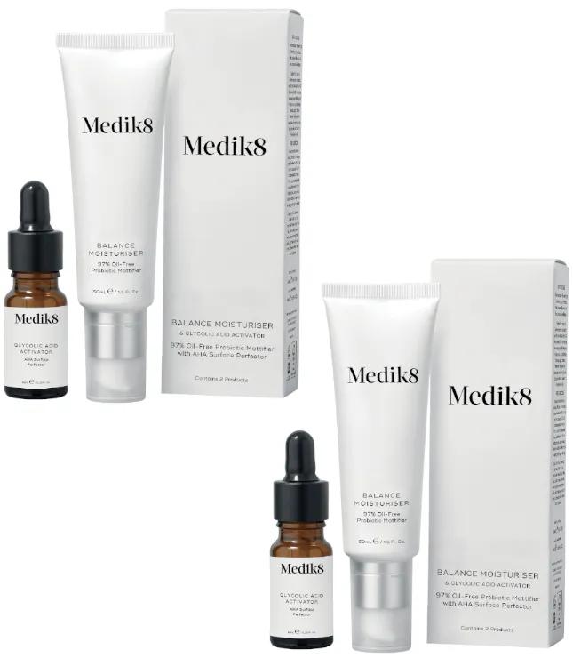 Medik8 Balance Moisturizer with Glycolic Acid Activator 2x50 ml