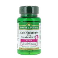 Nature's Bounty Ác Hialurónico 20 mg con Vitamina C 30 Cápsulas