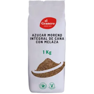 El Granero Integral Whole Brown Cane Sugar with Molasses 1 Kg