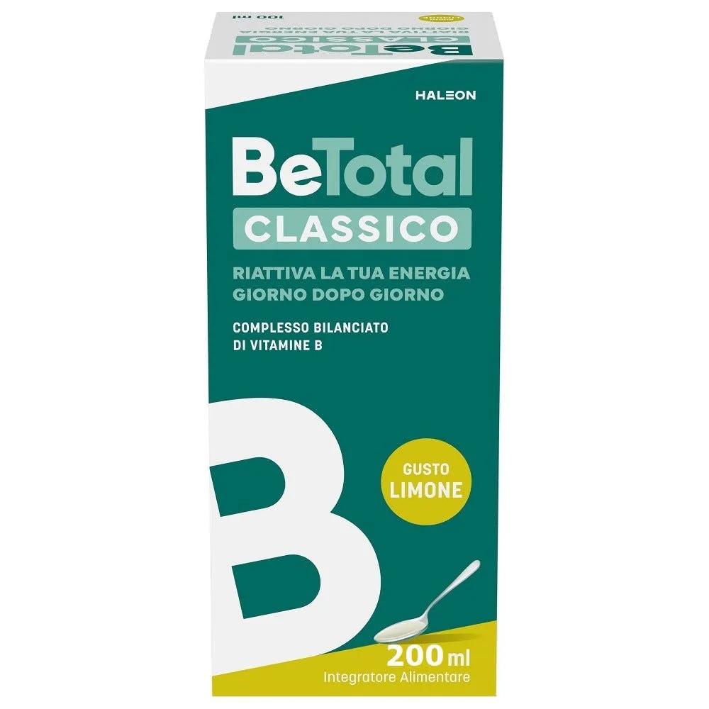 Be-Total Sciroppo Integratore Alimentare Vitamina B Sistema Immunitario Bambini Limone 100 ml