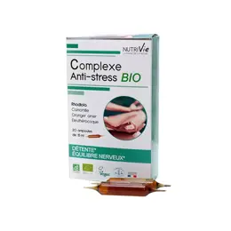 Nutrivie Complexe Anti Stress Bio 20 ampoules