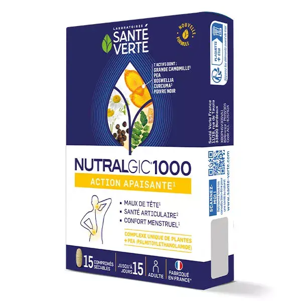 Santé Verte Nutralgic 1000 15 comprimés