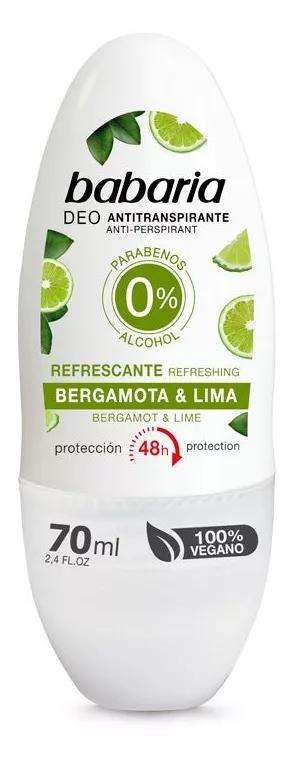 Babaria Desodorante Bergamota y Lima Roll On 70 ml