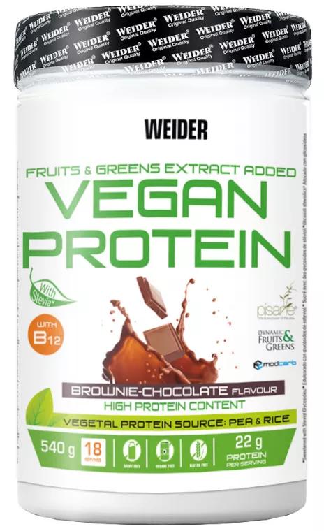 Weider Chocolat protéiné végétalien 540 gr