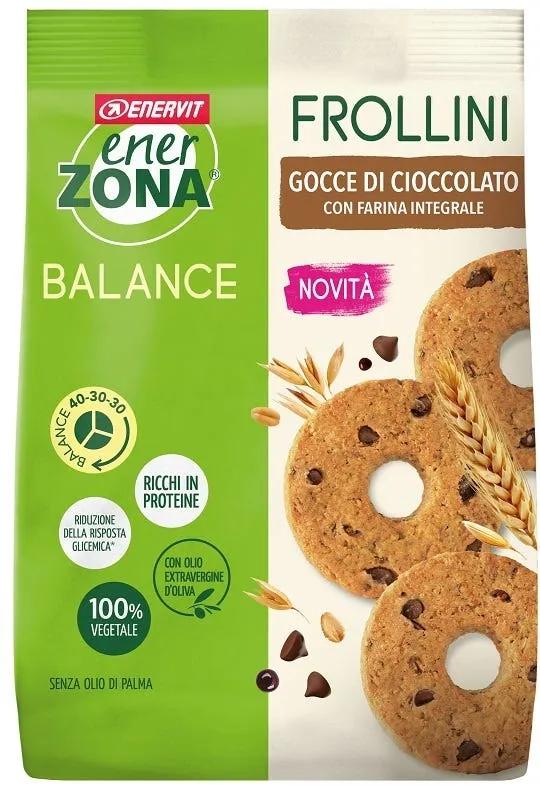 Enerzona Frollino Integrale Con Gocce Di Cioccolato 250 g