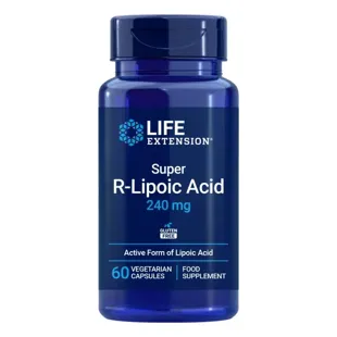 Life Extension Super R-Lipoic Acid 240 mg 60 Vegetarian Capsules