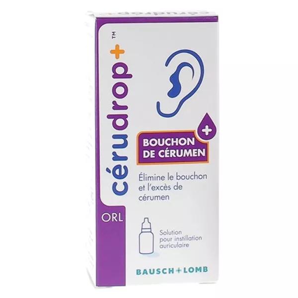Bausch & Lomb ORL CeruDrop+ Bouchon de Cérumen 12ml